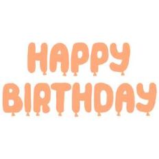 happy birthday balloons