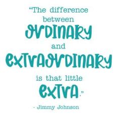extra and extraordinary phrase