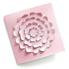 cut and bend flower card