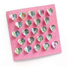 cut and fold hearts card