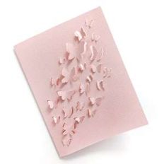 cut and fold butterflies card