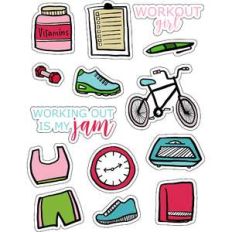 ml workout stickers