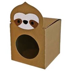 sloth peek a boo box