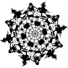 halloween mandala