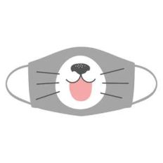 silly cat face mask