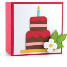gift box birthday cake