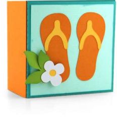 gift box flip flops