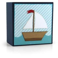 gift box sailboat