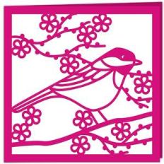 chickadee bird card