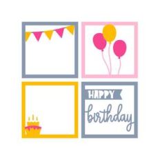 birthday frames