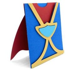 super hero card