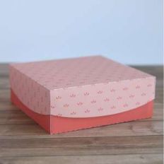 shallow box with rounded lid