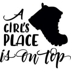 a girl’s place is on top