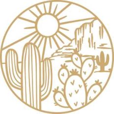 cactus circle scene
