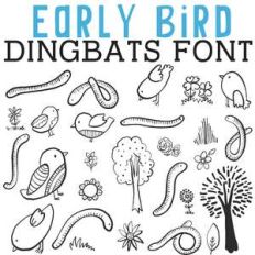 cg early bird dingbats