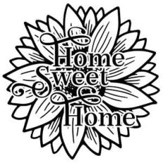 home sweet home sunflower