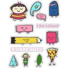 ml little toons stickers