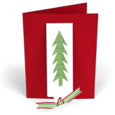 christmas tree flap card