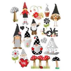 garden gnomes planner stickers