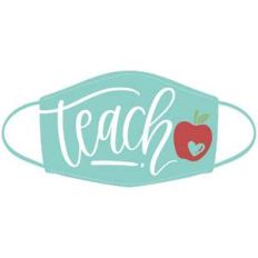 teach apple face mask