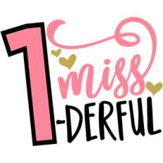 miss one derful 1st birthday girl