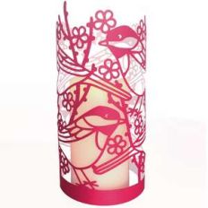 chickadee bird lantern