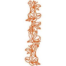 alstroemeria flower repeating border