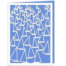 sailing boat card