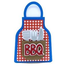 barbecue apron card