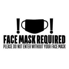 face mask required