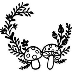 mushroom wreath