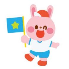 rabbit sports day smile