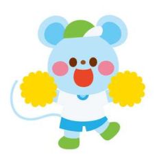mouse sports day smile