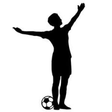 soccer heroin silhouette
