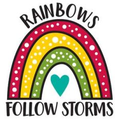 rainbows follow storms