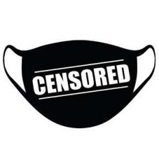 censored facemask