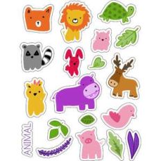 ml animals all over stickers