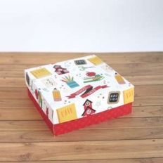 square box and lid