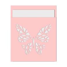butterfly sleeve pocket card