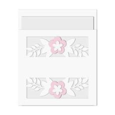 floral sleeve pocket card