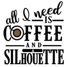 alli need coffee and a silhouette