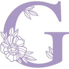 letter g floral