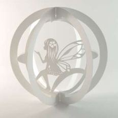 layered pop up sphere fairy