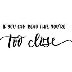 if you can read this mask quote