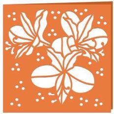 alstroemeria flower card