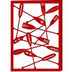 canoe paddle card