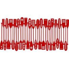 canoe paddle repeating border