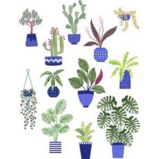 house plant stickers