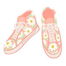 flower sneakers