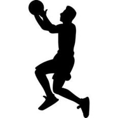 basketball player silhouette